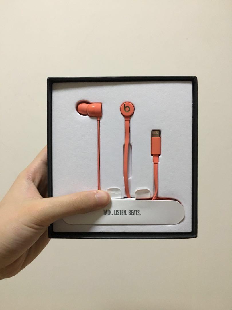 Coral Beats Urbeats3 Earphones UrBeats3 In-Ear Wired Earphones