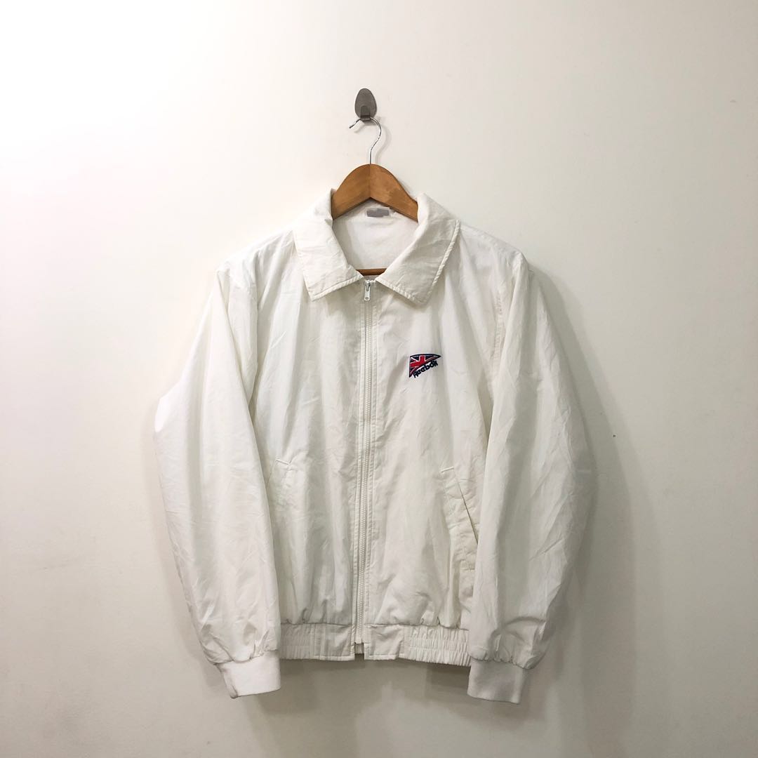 80s reebok throwback classic style vintage windbreaker jacket