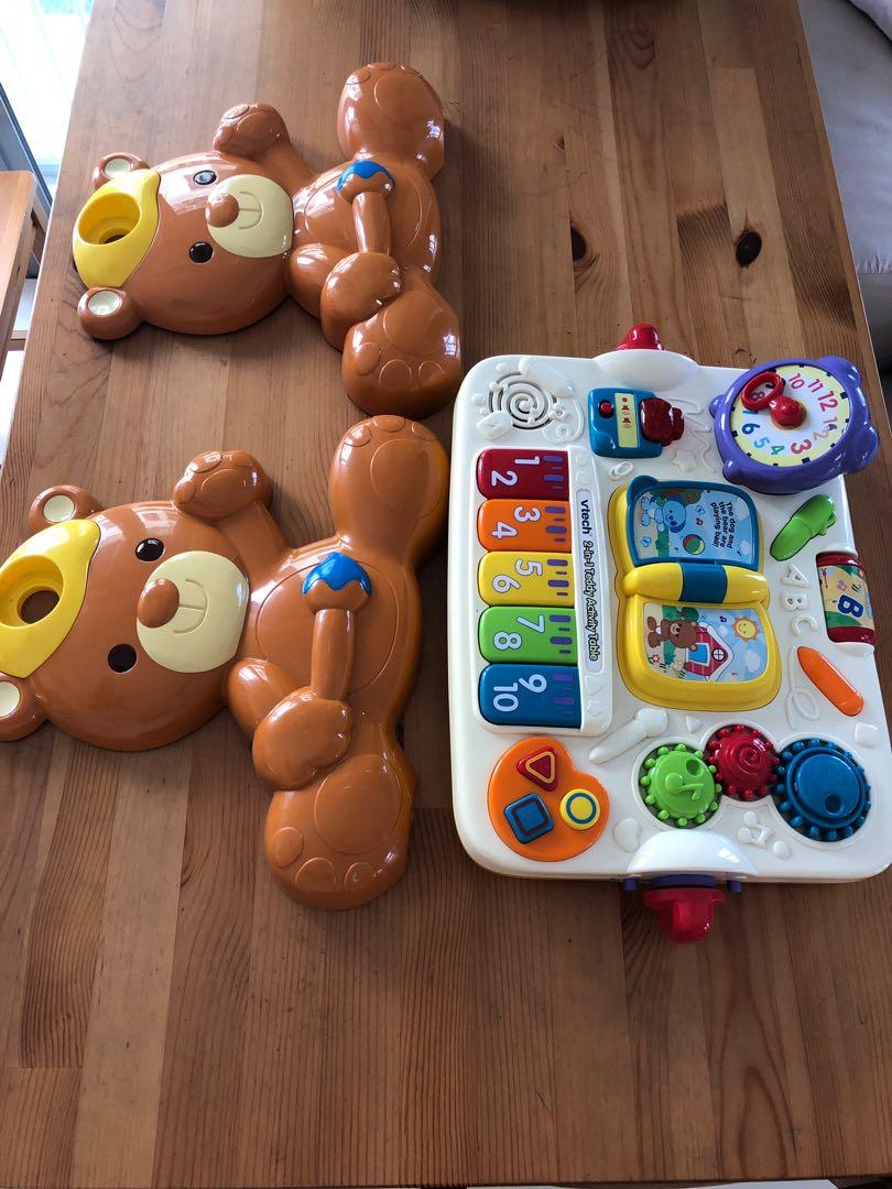 Vtech 2 In 1 Discovery Table Babies Kids Toys Walkers