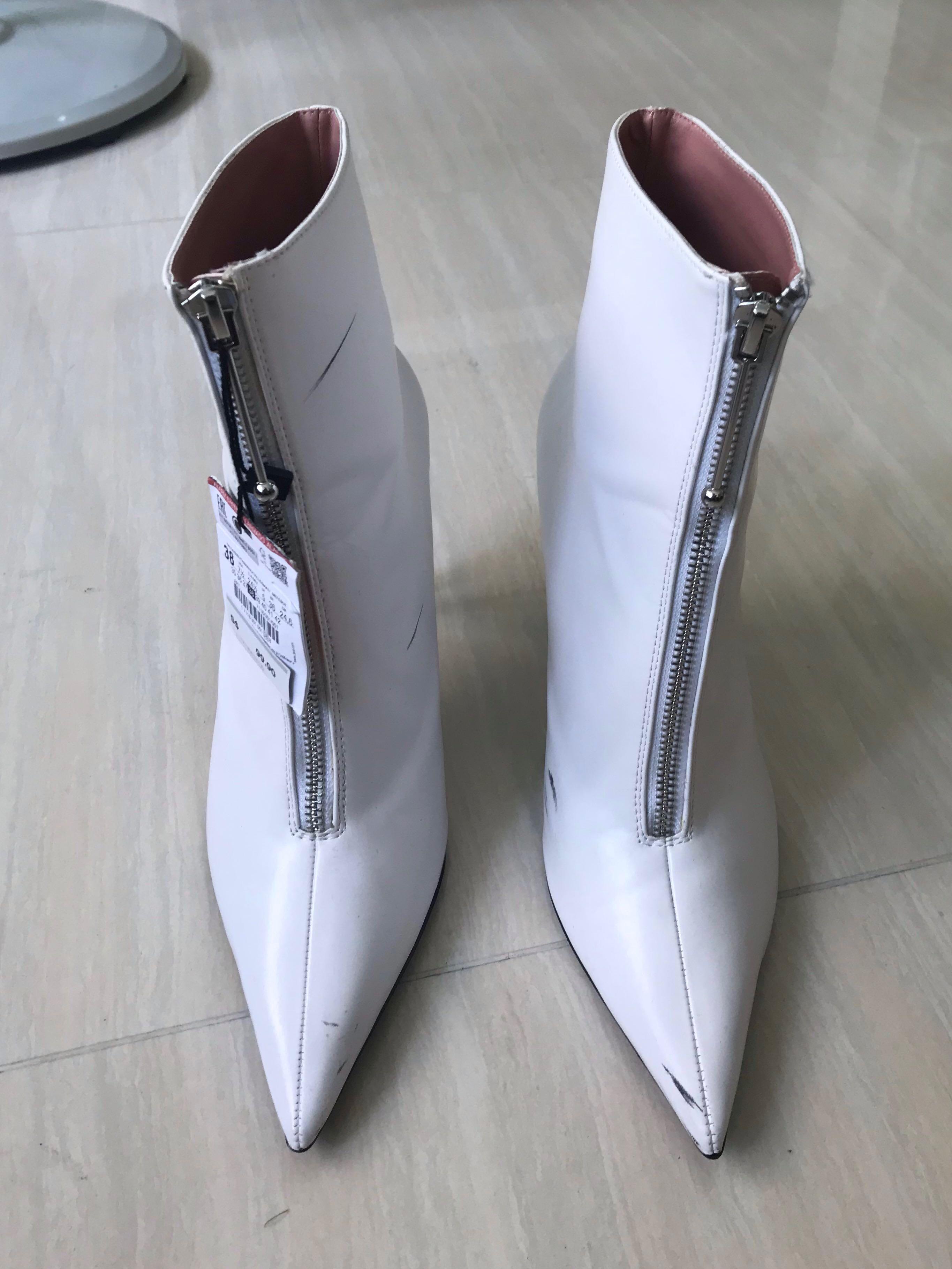 heeled rain boots zara