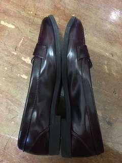 Burgundy loafers