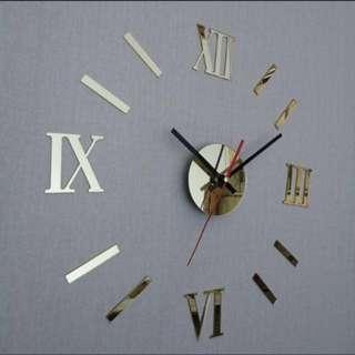 DIY Acrylic Symbols Wall Clock Decal