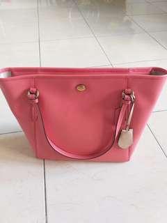 tote bag coach pink salmon ORI