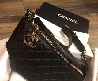 Chanel 腰包 保卡26開 專櫃全配含購證正本（高價精品附購證 對您我都有保障）