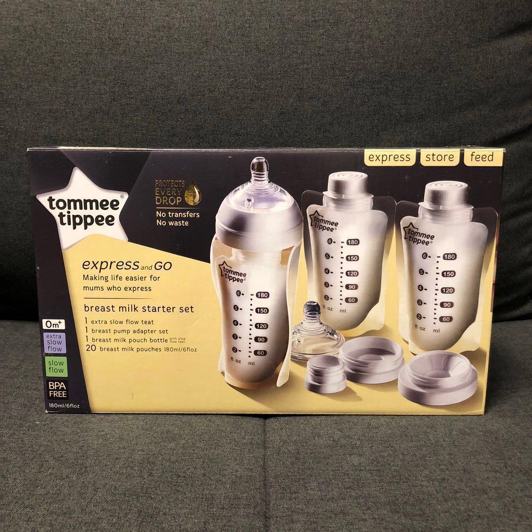 tommee tippee express & go electric breast pump starter set