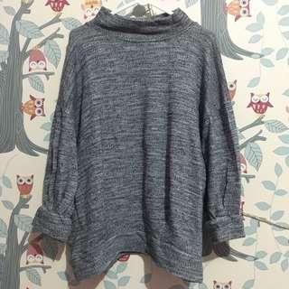 grey turtleneck
