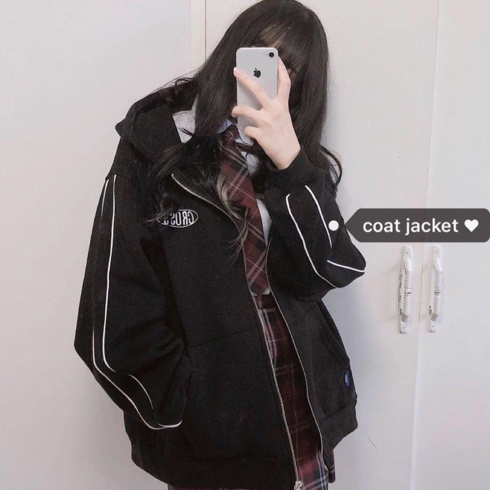 oversized hoodie jacket women's