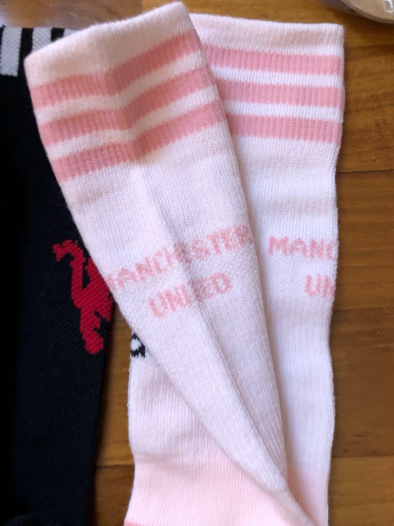 pink adidas football socks