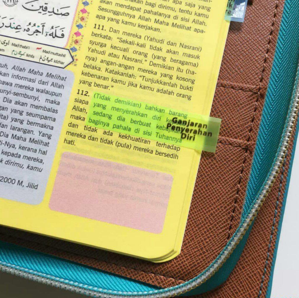 Alquran With Tagging Women S Fashion Muslimah Fashion On Carousell