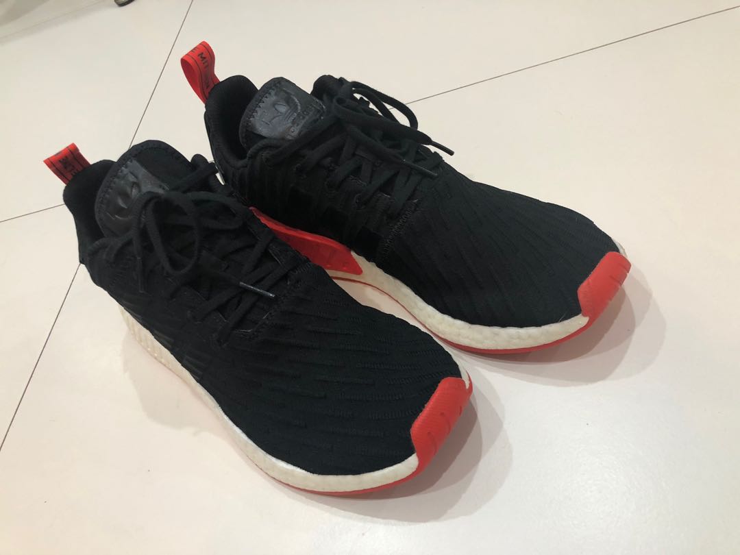 nmd red sole