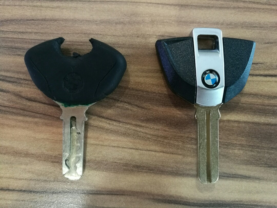 BMW Key switching casing, Motorcycles, Motorcycle Accessories on Carousell