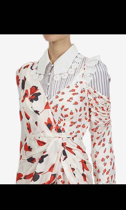 Self portrait asymmetric floral dress new arrivals