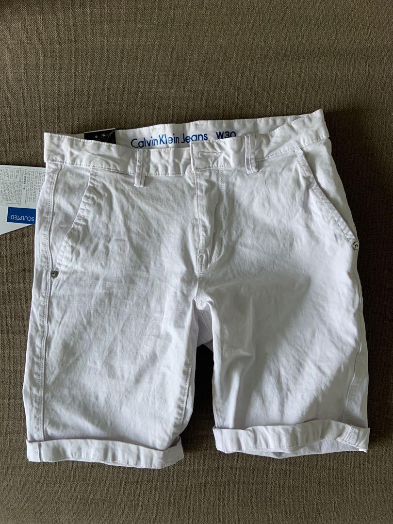 calvin klein denim shorts mens