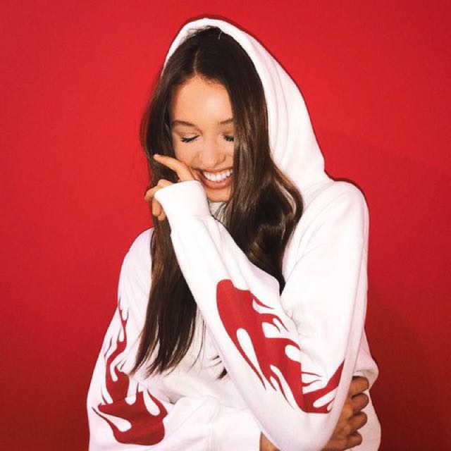 Flame hoodie hotsell brandy melville