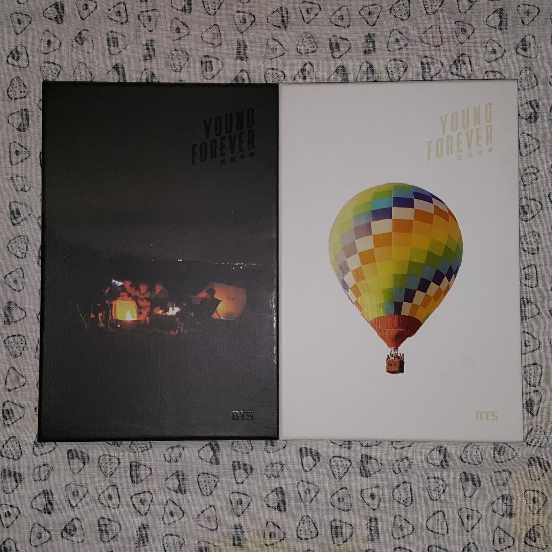 Reserved Bts Young Forever Albums Day Night Entertainment K Wave On Carousell