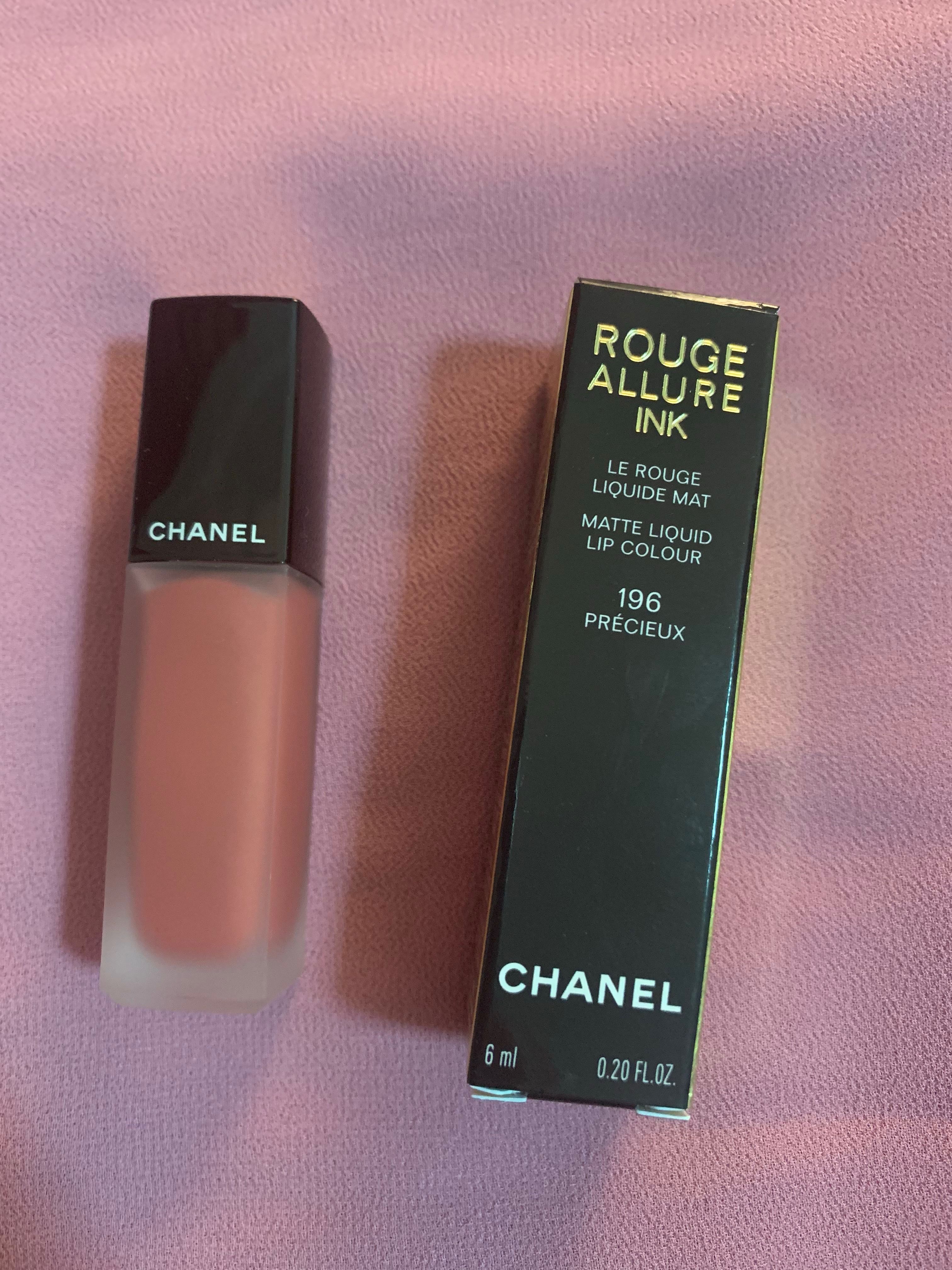Chanel Lipstick Rouge Allure Ink 196, Beauty & Personal Care, Face, Makeup  on Carousell