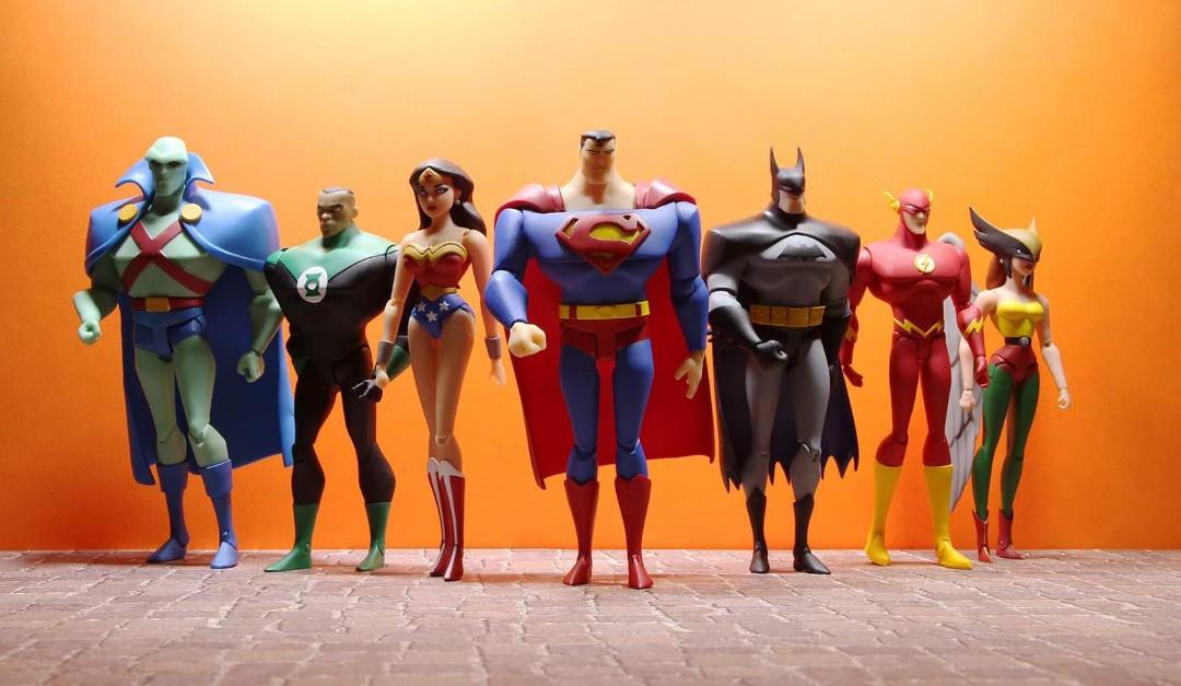 justice league animated dc collectibles