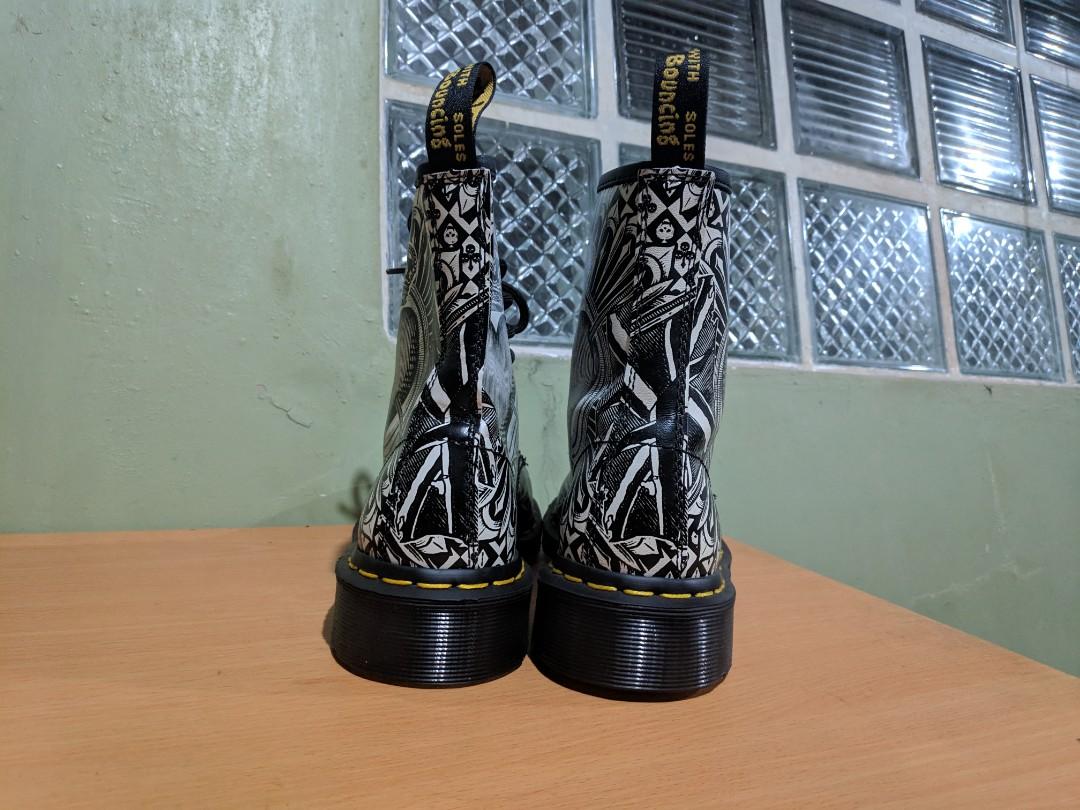 doc martens 1460 playing card