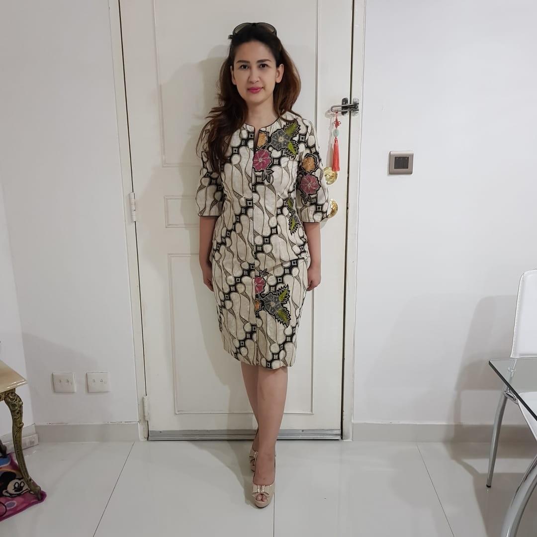 Dress deals batik tulis