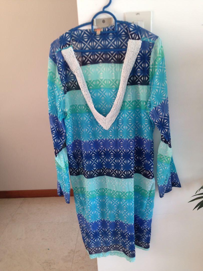 cotton caftan cover up