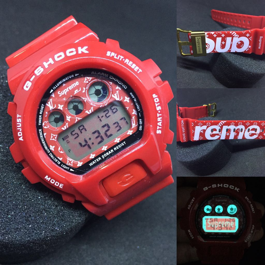 G SHOCK DW6900 SUPREME Men s Fashion Watches Accessories