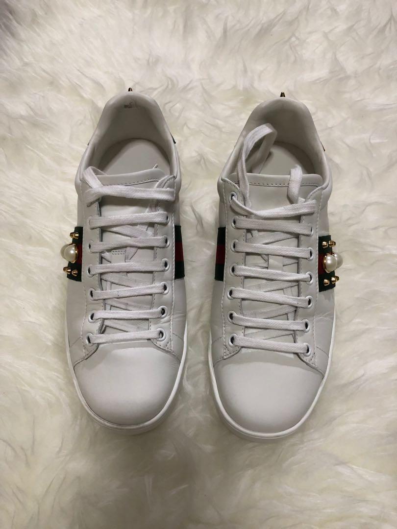gucci ace studded