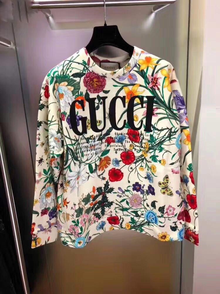 floral printed sweatshirt