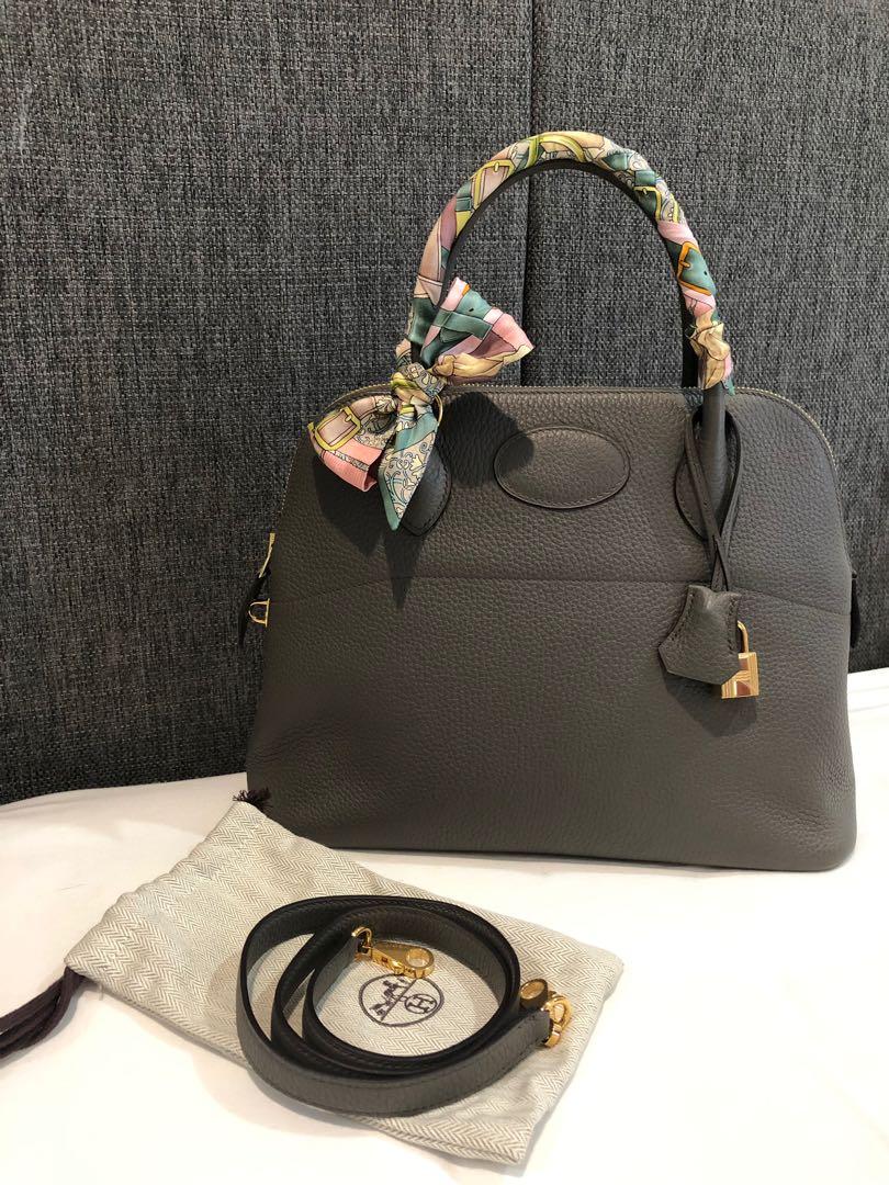 hermes bolide 31 gold