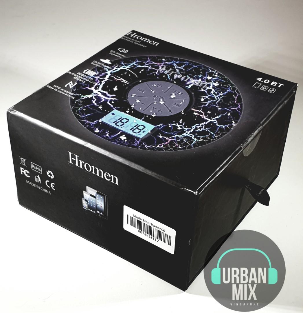 Hromen Bluetooth Shower Speaker Ipx7 Waterproof Bathroom Speakers Shower Speaker Ipx7 Waterproof Bathroom