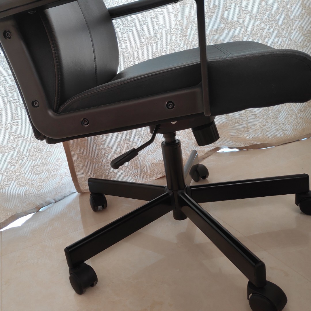 IKEA MILLBERGET Swivel Chair Furniture Home Living Furniture Chairs on Carousell