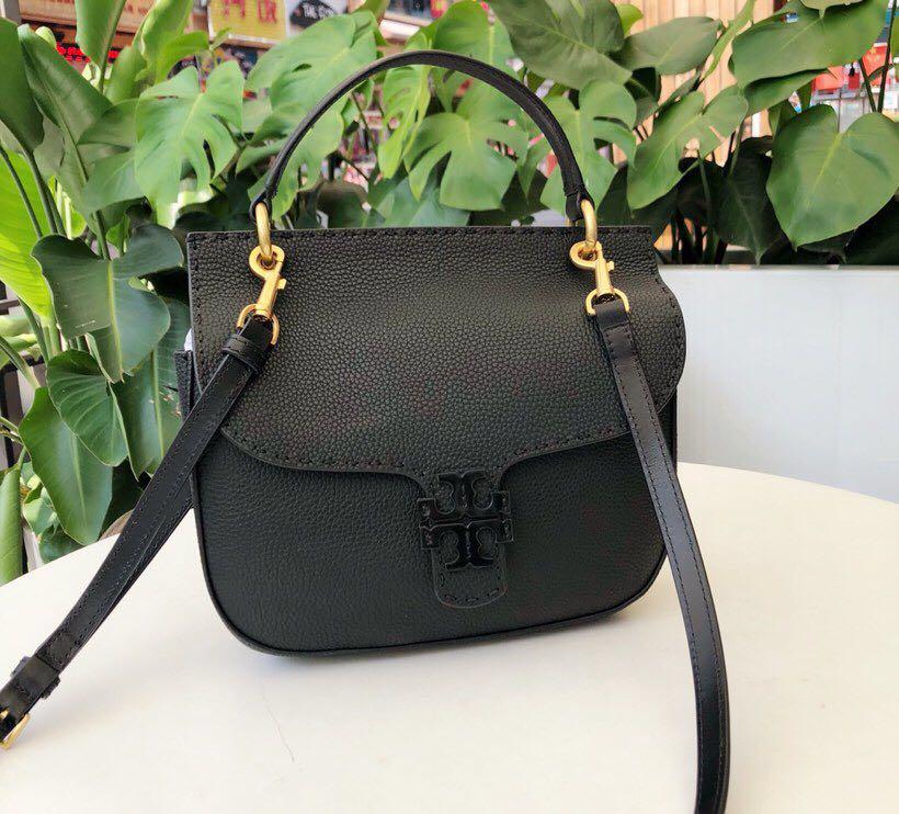 tory burch mcgraw satchel black