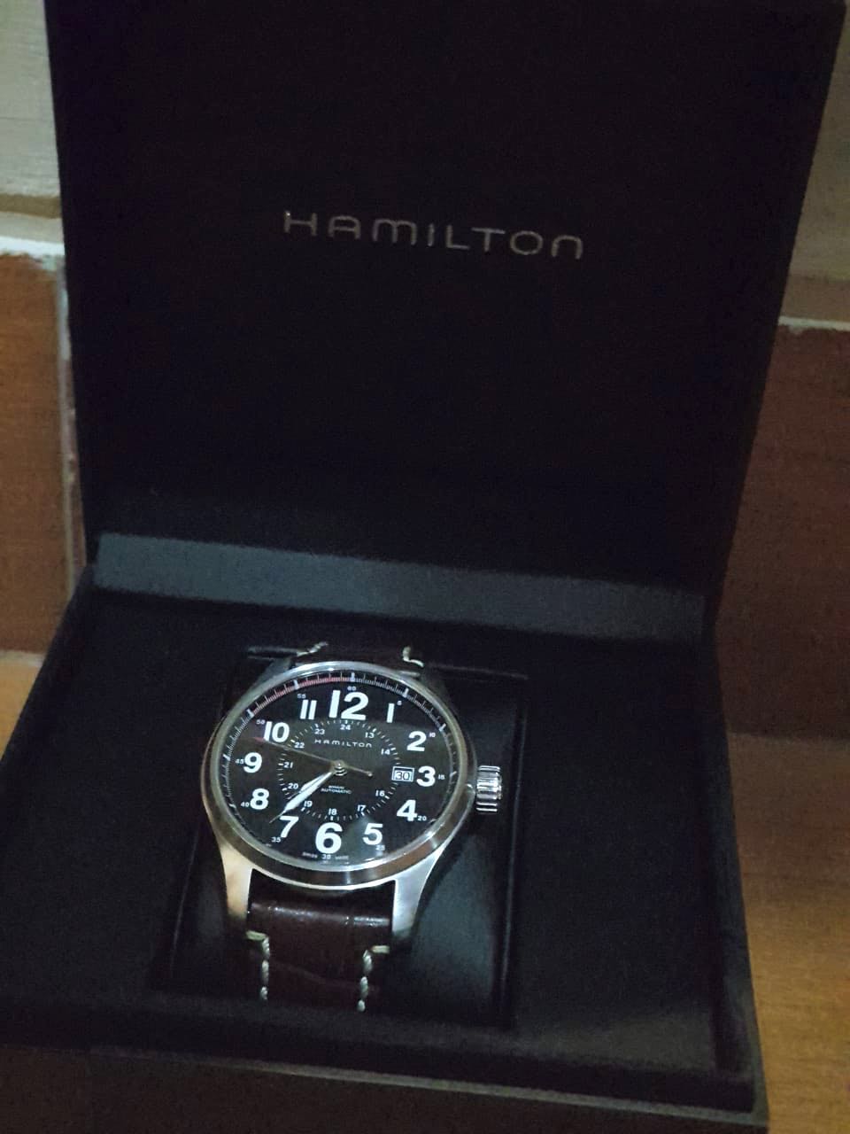 Jual hamilton khaki automatic sale