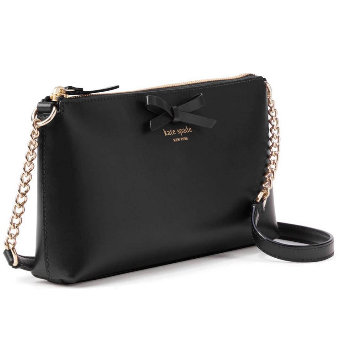 Kate Spade Bow Chain Bag in Black, Women's Fashion, Bags & Wallets,  Cross-body Bags on Carousell