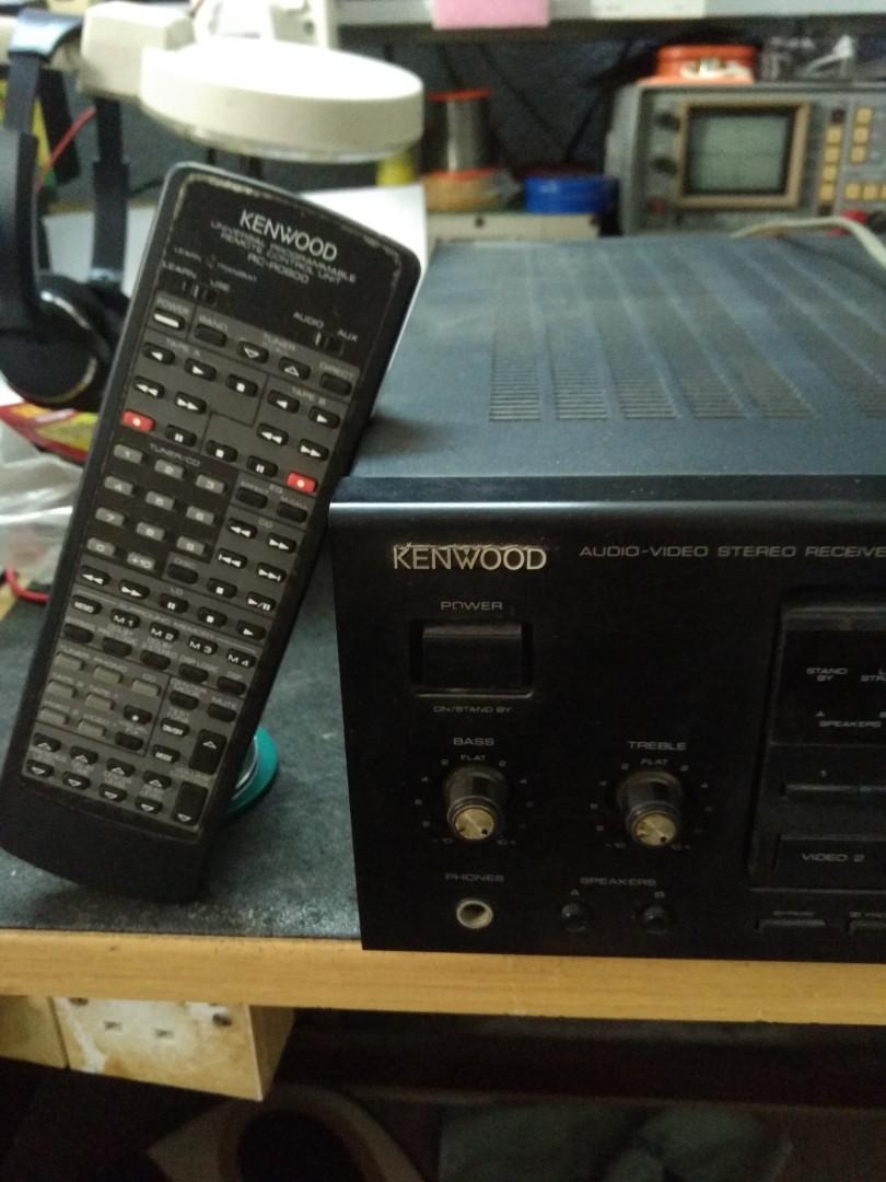 Kenwood Audiovideo stereo receiver KRV8050 with remote control, Audio