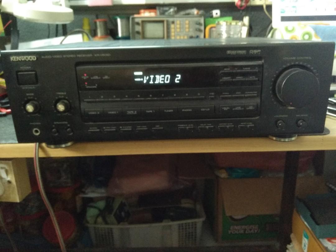 Kenwood Audiovideo stereo receiver KRV8050 with remote control, Audio