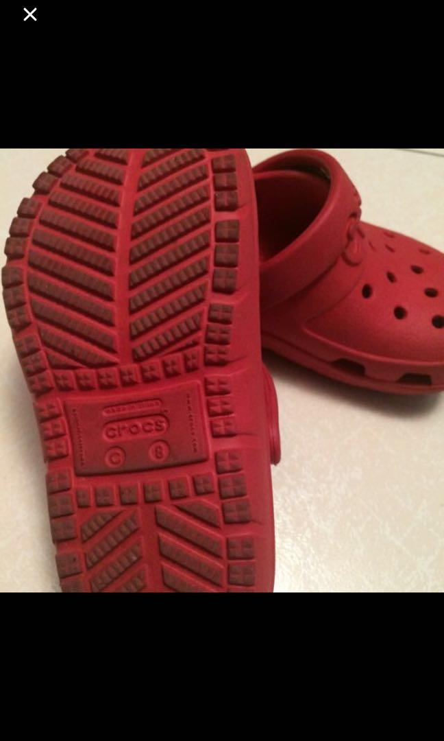 Kids Crocs Red size 8