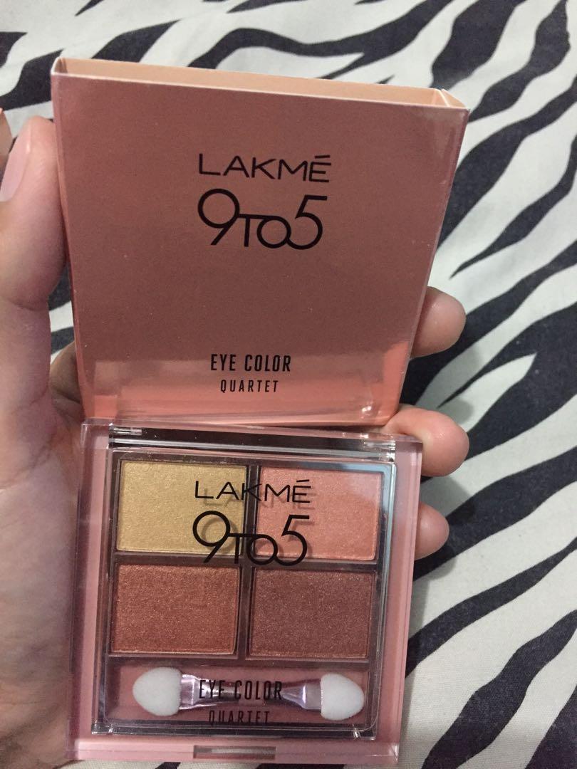 Lakme 9TO5 Reinvent Eyecolor Quartet Eye Shadow - Desert Rose