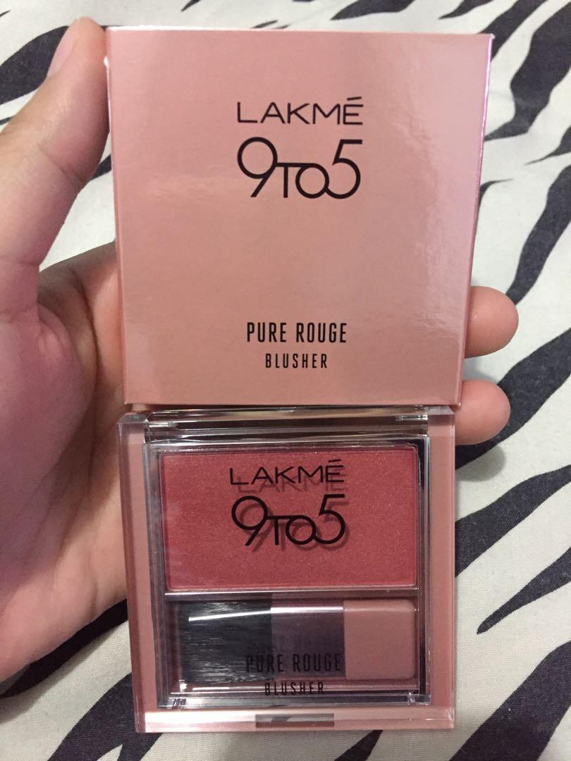 Lakme 9TO5 Reinvent Rouge Blusher Matte Blush On Peach Affair Kesehatan Kecantikan Rias Wajah di Carousell