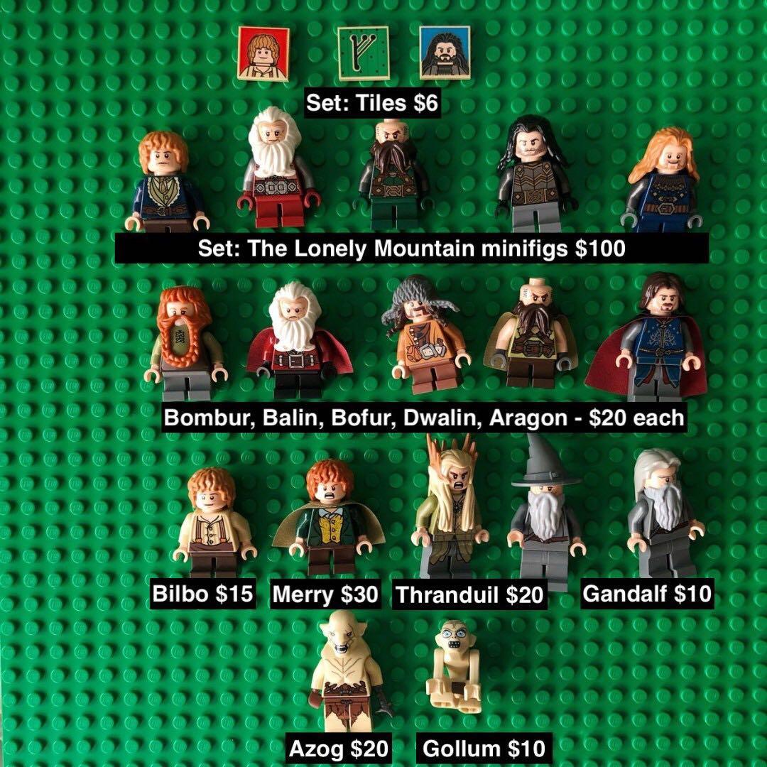 Lego hotsell hobbit minifigures