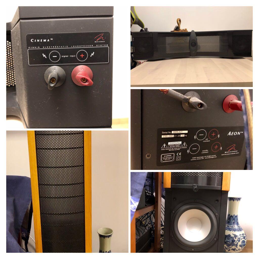 Martin logan on sale aeon speakers