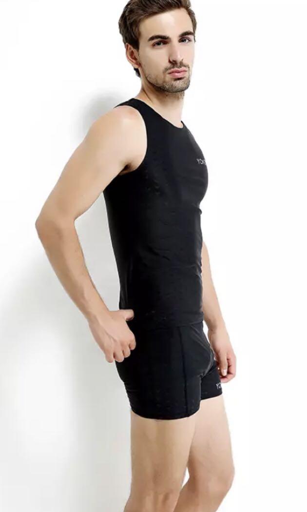 men's swim top