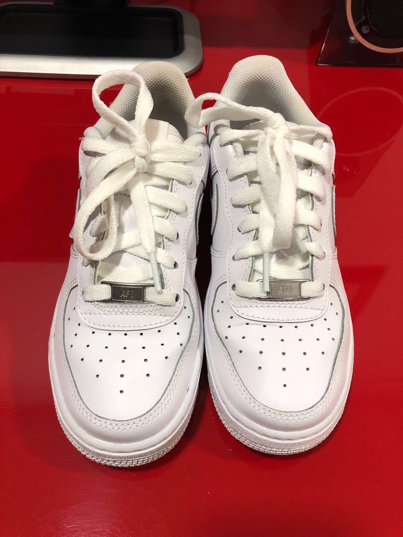 Nike Air Force 1 - US 3.5 / UK 3 / EUR 35.5 (White), Women's Fashion, Shoes,  Sneakers on Carousell