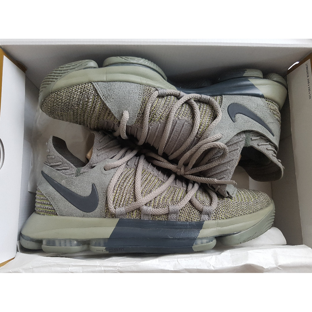 Nike KD 10 Dark Stucco Veteran s Day US10.5 Men s Fashion Footwear Sneakers on Carousell