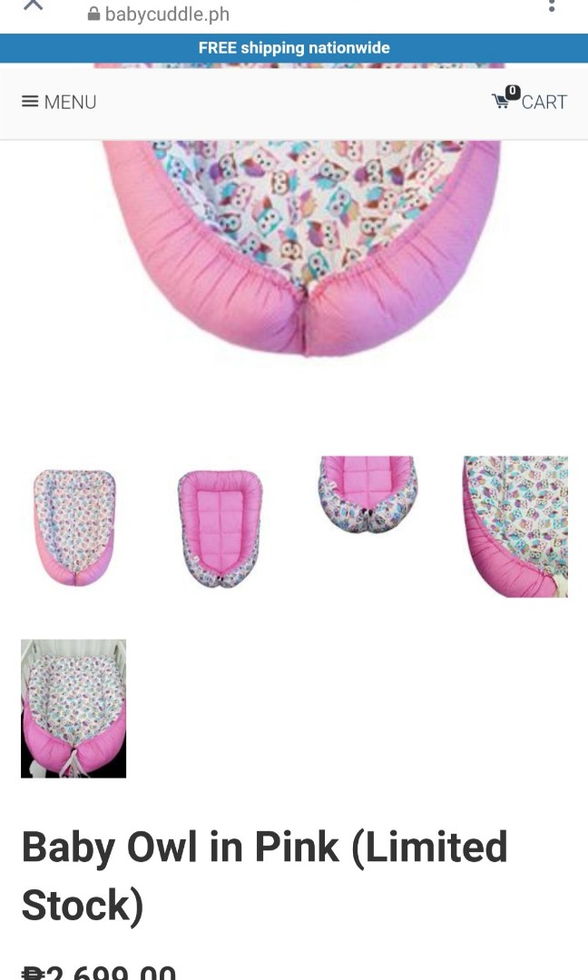 Original Baby Cuddle Bed, Babies & Kids, Baby Nursery & Kids Furniture