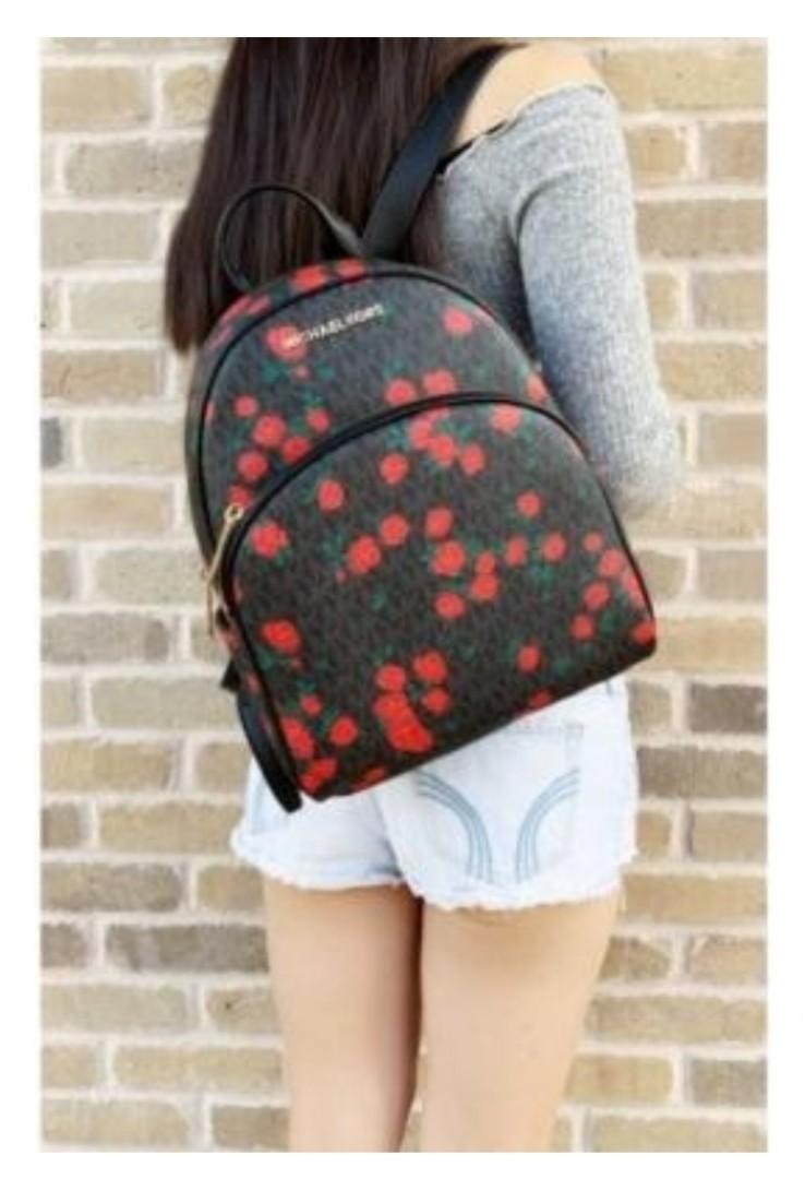 ORIGINAL MICHAEL KORS ABBEY FLORAL BACKPACK, Women's Fashion, Bags &  Wallets, Backpacks on Carousell