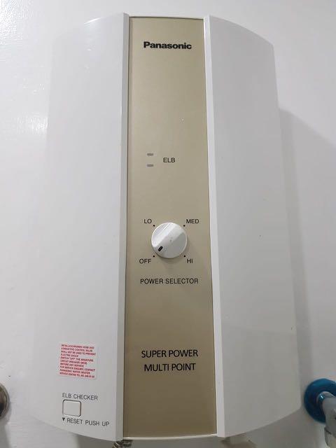 REPRICED ‼️ Panasonic 10kw Multipoint Water Heater, Furniture u0026 Home  Living, Bathroom u0026 Kitchen Fixtures on Carousell