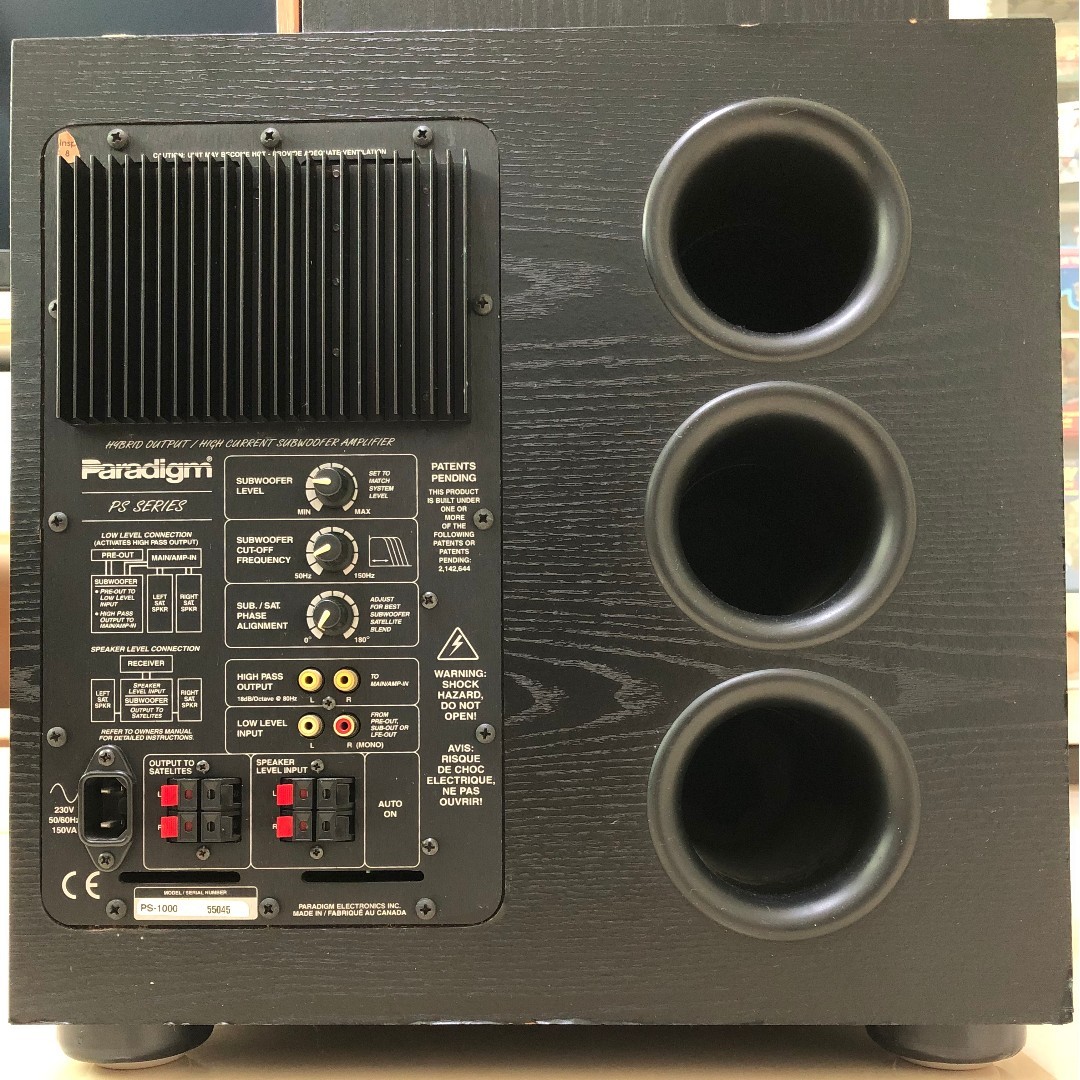 Paradigm ps series subwoofer price best sale