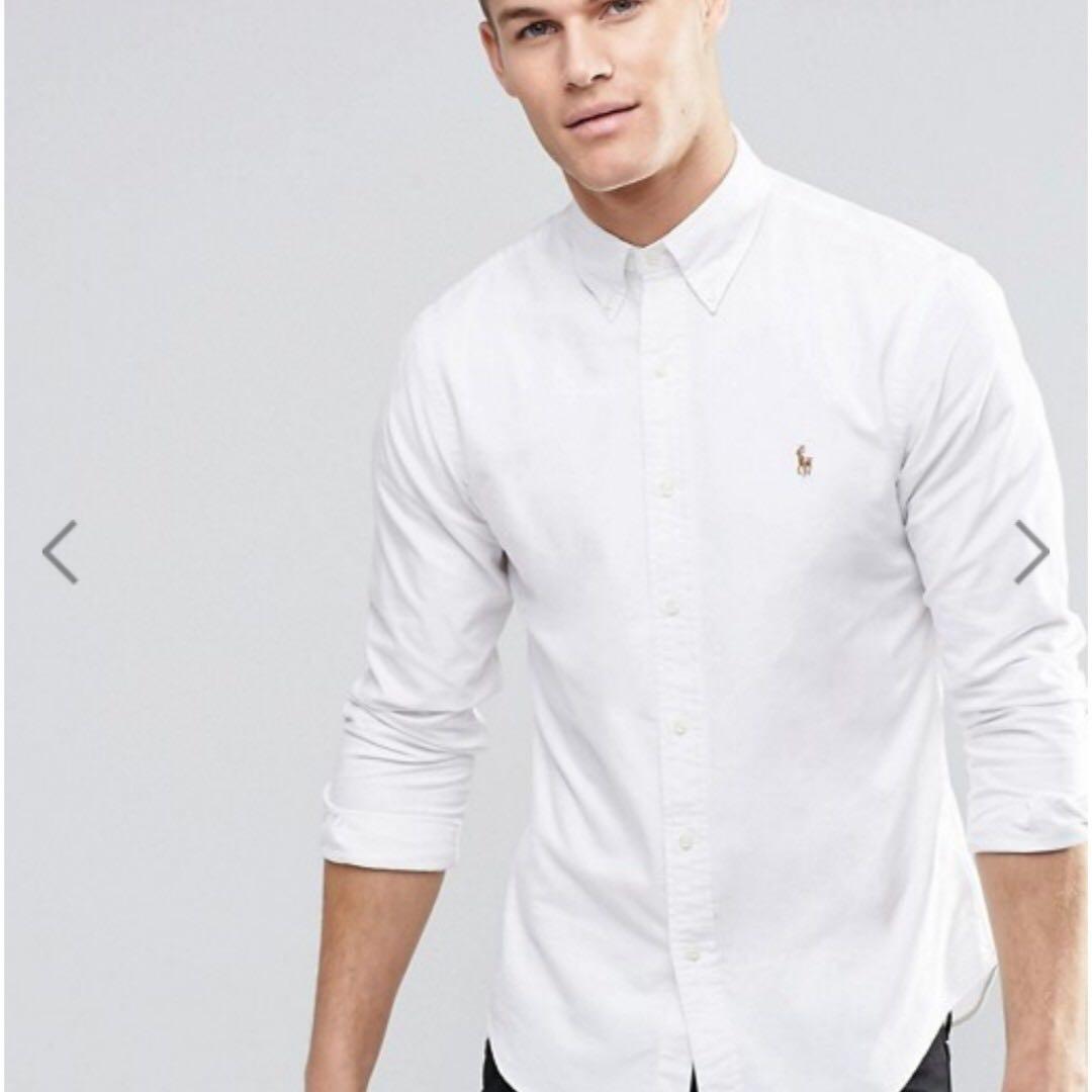 mens white oxford shirts