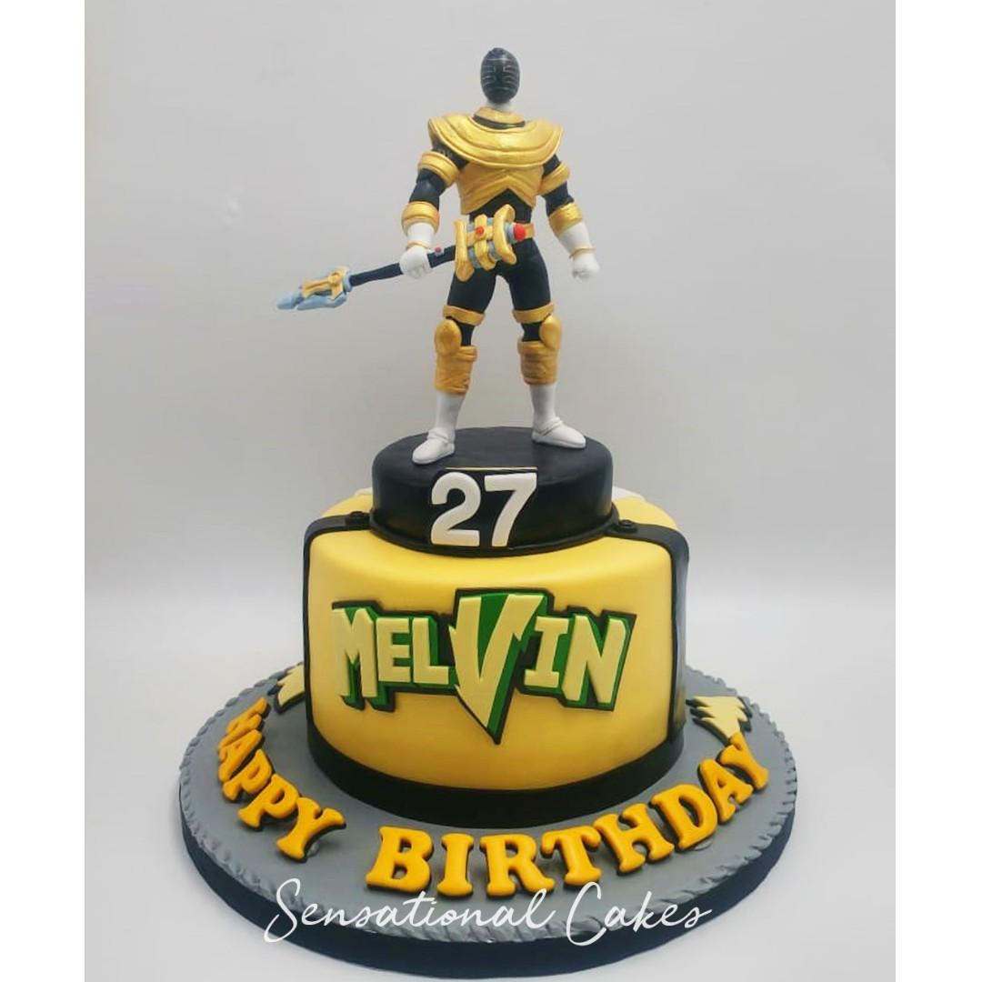 P Ranger 3d Sugarcraft Figurine Customized Theme Cake