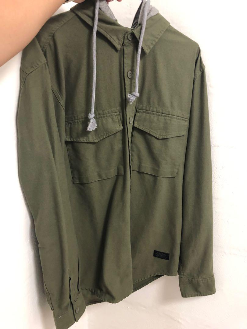 hoodie pull and bear army